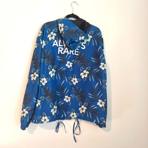 Heros Heroine  Hawaiian print wind breaker size XL - Picture 2 of 12